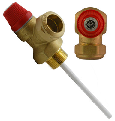 Altecnic10 Bar 3/4" 90 Degreec Pressure And Temperature Relief Valve from B&Q