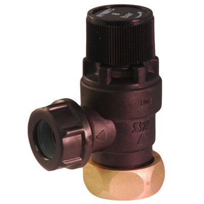 Heatrae Sadia Spare 95607028 Megaflo He Pressure Relief Valve from B&Q