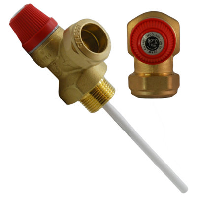  - Ariston7 Bar 3/4" Pressure & Temperature Relief Valve 969040