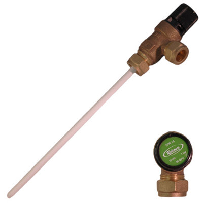 7 Bar Tpr15 Pressure & Temperature Relief Valve 200mm Probe from B&Q