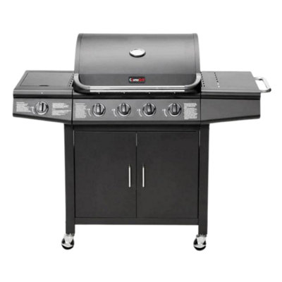 Cosmogrill Pro Deluxe 5 Gas Burner 4+1 Barbecue GrillStainless-Steel Warming RackInc Weekend Delivery from B&Q