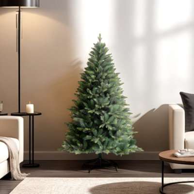 Evre Brunswick Spruce Extra Bushy Artificial Christmas Tree 4 Ft 120Cm 1500 Tips4/5/6/7/8 Ft Available from B&Q