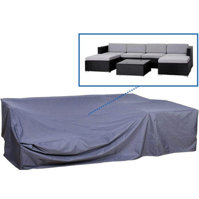Evre Breathable Weatherproof 600D Oxford Cloth Cover For Nevada Rattan Furniture Set from B&Q