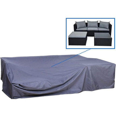 Evre Breathable Weatherproof 600D Oxford Cloth Cover For Malaga Rattan Furniture Set from B&Q