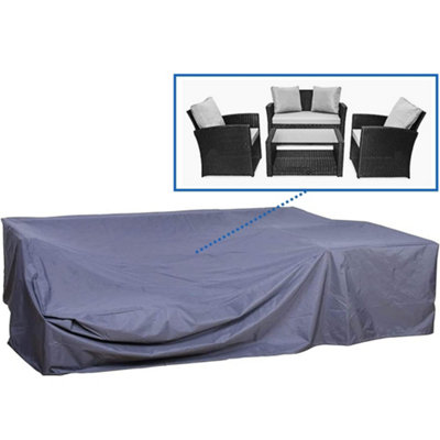 Evre Breathable Weatherproof 600D Oxford Cloth Cover For Roma Rattan Furniture Set from B&Q