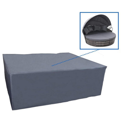 Evre Breathable Weatherproof 600D Oxford Cloth Cover For Bali & Seychelles Rattan Furniture Set from B&Q