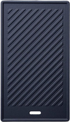 Cosmogrill Cast Iron Grates Griddles For Platinum Stainless Steel & Premium Black Barbecues (24 CmCast Iron Griddle) from B&Q