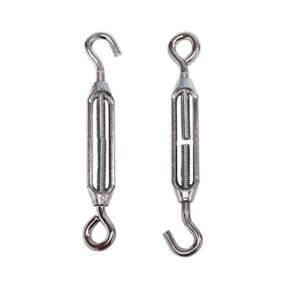 True Products Hook And Eye Barrel Strainer TurnbuckleLarge2 Pack from B&Q