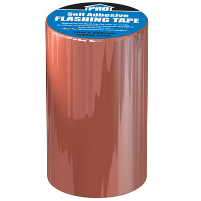Roof Pro Terracotta Weatherproof Tape (L)10M (W)250mm from B&Q