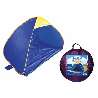 Surf State Popup Blue Beach Shelter Tent from B&Q
