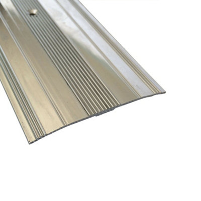 Flr Trim Extra Wide Cover Silver 1 Per Pack (900mm) from B&Q