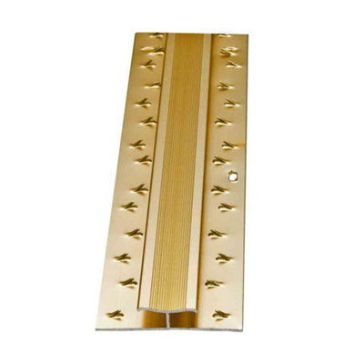 Generic Flr Trim Carpet To Carpet Twin Grip Gold 1 Per Pack from B&Q