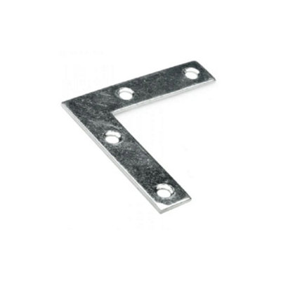 Fast-Pak Vp8435 Mending Plates Brackets And Braces 2 Inc 50mm Corner Plate 4Pc from B&Q