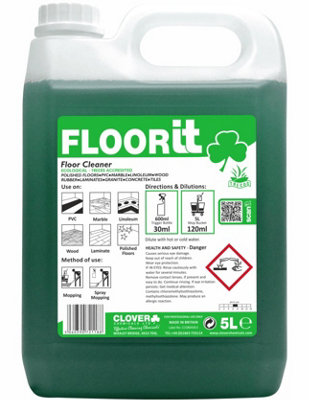 Clover Chemicals Floorit Floor Cleaner 5L from B&Q