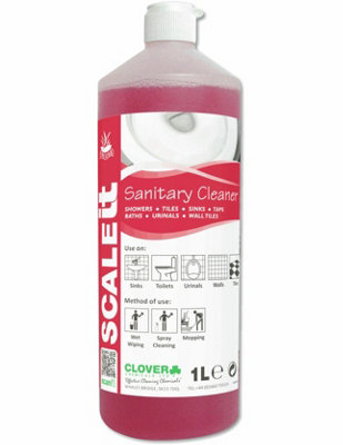 Clover Chemicals Scaleit Sanitary Cleaner Descaler 1L from B&Q