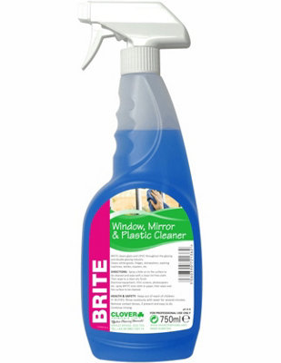 Clover Chemicals Brite WindowMirror And Plastic Cleaner 750Ml from B&Q