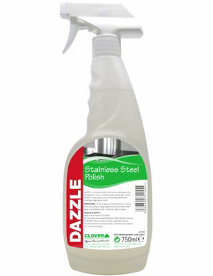 Clover Chemicals Dazzle Stainless Steel Polish Cleaner 750Ml from B&Q