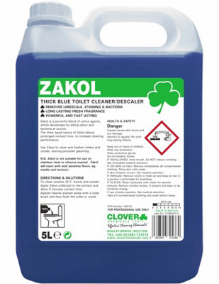 B&Q -  Zakol Toilet Cleaner Descaler 5L
