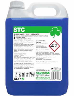 Clover Chemicals Stc Toilet Cleaner Descaler 5L from B&Q
