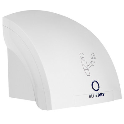 Bluedry Junior White Quiet Electric Hand Dryer 2000W from B&Q
