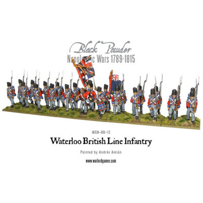 Warlord Games British Line Infantry (Waterloo)Brand New And Sealed from B&Q