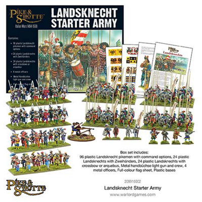 Warlord Games Landsknecht Starter ArmyBrand New And Sealed from B&Q