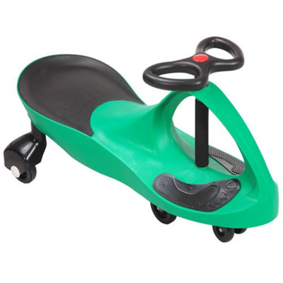 Rexco Green Swing Car Ride On Swivel Scooter Childrens Toy Wiggle Gyro Twist & Go Gift from B&Q
