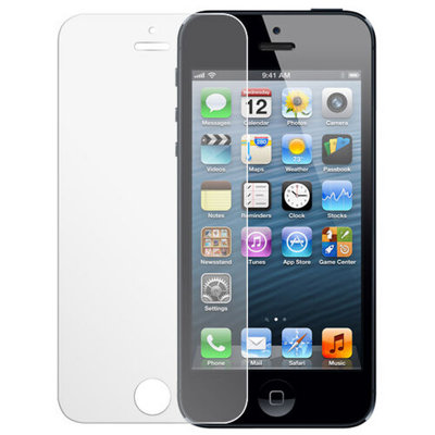 Accessotech Iphone 5 Clear Anti-Scratch Screen Protector Film Reusable Transparent Guard from B&Q