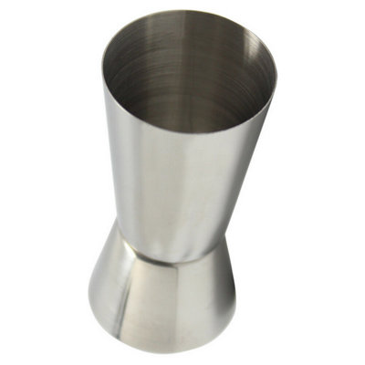 Accessotech Stainless Steel Double Jigger 25Ml 50Ml Shot Measure Dual Cocktail Spirit Bar Tool from B&Q