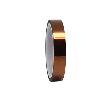 Accessotech Kapton Style 50mm Heat Resistant Tape Polyimide Film High Temperature Silicone Adhesive from B&Q