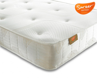 B&Q -  Reflex Coil Mattress Small Double- 4Ft
