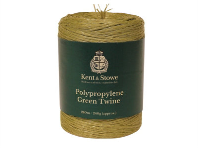 Kent & Stowe 70100810 Poly Green Twine 280M (240G) K/s70100810 from B&Q