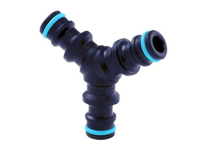 Flopro 70300581 Three Way Garden Hose Pipe Connector Flo70300581 from B&Q
