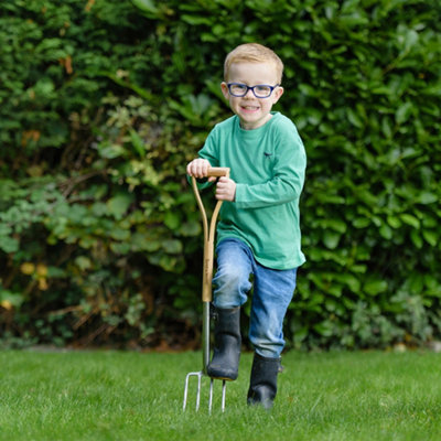 Kent & Stowe Kids Digging Fork With Ash Handle And Stainless Steel Head71Cm from B&Q