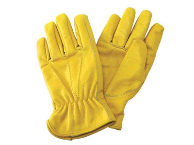 Kent & Stowe 70105176 Luxury Leather Gloves - Men's Large K/S70105176 Yellow