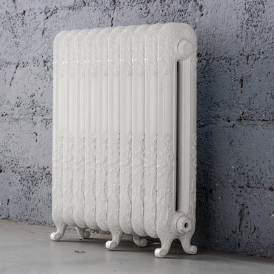 Arroll Daisy Cast Iron White 12 Column Radiator(W)814mm X (H)794mm from B&Q