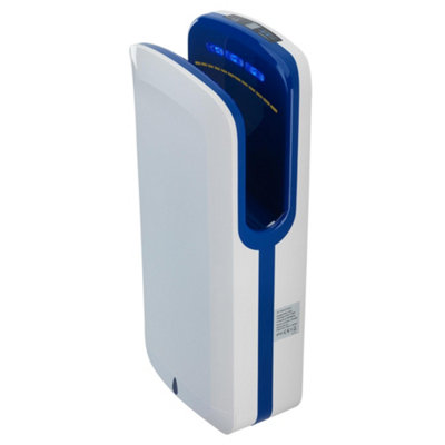 Handy Dryers Gorillo Junior Jet Hand Dryer With Hepa FilterWhite And Blue from B&Q
