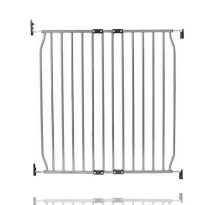 B&Q -  Screw Fit Metal Baby GateGrey80Cm90Cm
