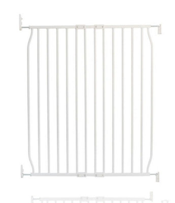 B&Q -  Screw Fit Metal Baby GateWhite80Cm90Cm