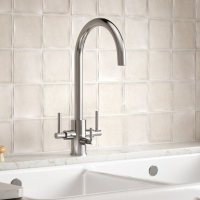 Clearwater Stella Tri Spa Kitchen Filter Tap Filtered Water & Cold & Hot Chrome PvdSt2Cp from B&Q