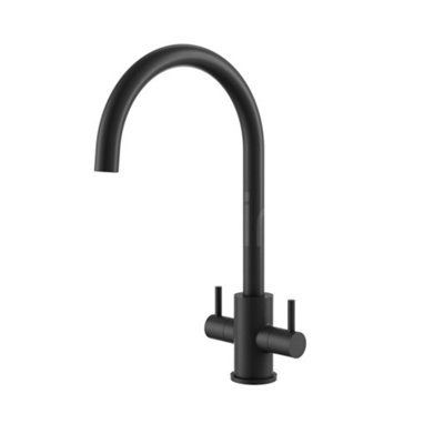 B&Q -  Loreto Mixer Tap In Matt Black Lor10Mb