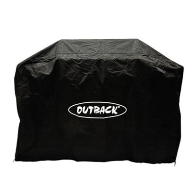 Outback Vented Cover 6 Burner Jupiter / Meteor / Saturn (Out 371066)Black from B&Q