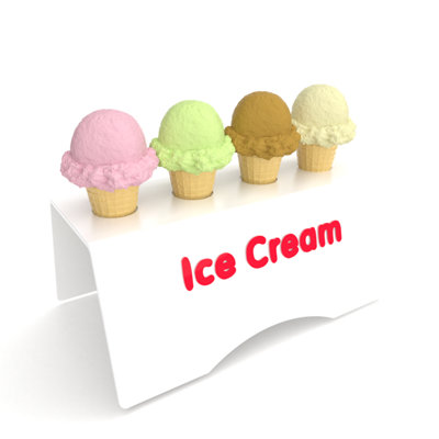 Ice Cream Cone Holder Stand TrayWhite from B&Q