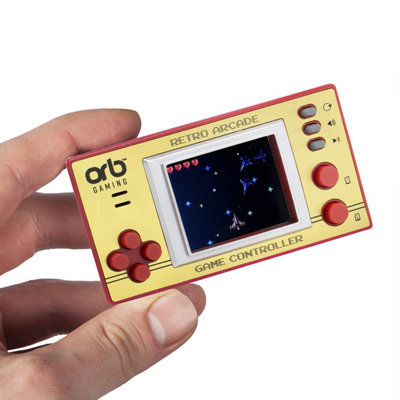 B&Q - OrbRetro Mini Handheld Games Console (150-In-1 Games)