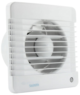 Vents 100-Silenta 100 Silent A Bathroom Extractor Fan Energy Saving And Quiet (Pir Detector & Timer)