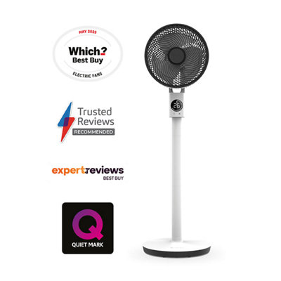 Meacofan Sefte 10" Pedestal Air Circulator from B&Q