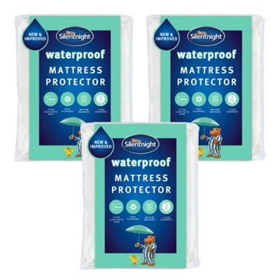 Silentnight Waterproof Mattress ProtectorDouble3 Pack from B&Q