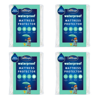 Silentnight Waterproof Mattress ProtectorDouble4 Pack from B&Q