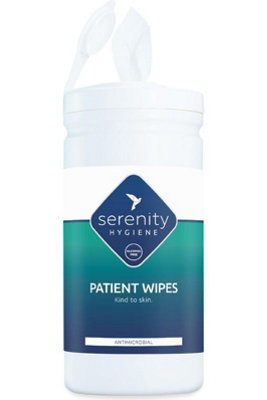 Serenity Hygiene Patient WipesAntibacterial Skin Safe Wipes