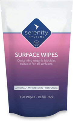 Serenity Hygiene Surface Wipes Antibacterial Multi Surface WipesRefill